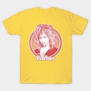 Tina Turner // 80s Style Retro Fan Art Design T-Shirt